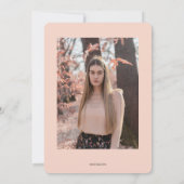 Grad Gold Foil Balloon Party Einladung (Rückseite)