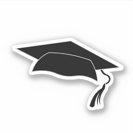 Grad Graduation Cap Klasse 2022 Aufkleber (Vorderseite)