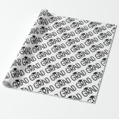Grad-Graduierungsstufe Geschenkpapier (Ungerollt)