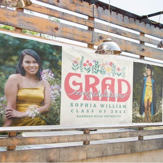 GRAD-GRATULATIONS-ABSCHLUSS BANNER
