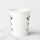 Grad Hat anpassbare Vorlage Papier Cup Pappbecher (Links)