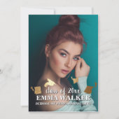 Grad Hat Toss Abschluss Ankündigung (Vorderseite)