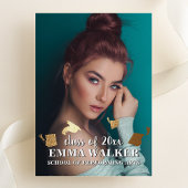 Grad Hat Toss Abschluss Ankündigung