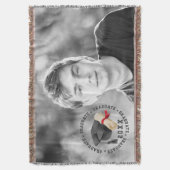 Grad Hat und Grad Foto Blanket Decke (Vorderseite Vertikal)