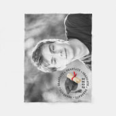 Grad Hat und Grad Foto Fleece Blanket (Vorderseite)