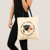 Grad Hat und Grad Tote Tasche (Vorderseite (Produkt))