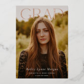 GRAD Headline Foto Abschluss Folieneinladung (Vorderseite)