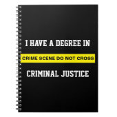 Grad in der Strafjustiz Notizblock (Vorderseite)