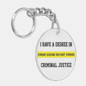 Grad in der Strafjustiz Schlüsselanhänger (Vorderseite links)