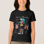 Grad-Kappe-Multiple-Foto Grad Keepake Brother Tri-Blend Shirt (Vorderseite)