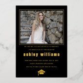 GRAD-Klasse der 2025-Abschluss-Folie Folieneinladung (Rückseite)