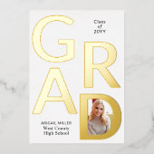 GRAD-Klasse der Ankündigung des Foto-Abschlusses 2 (Vorderseite)