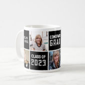 Grad-Klasse der Fotokollage 2023 Kaffeetasse (Vorderseite Links)