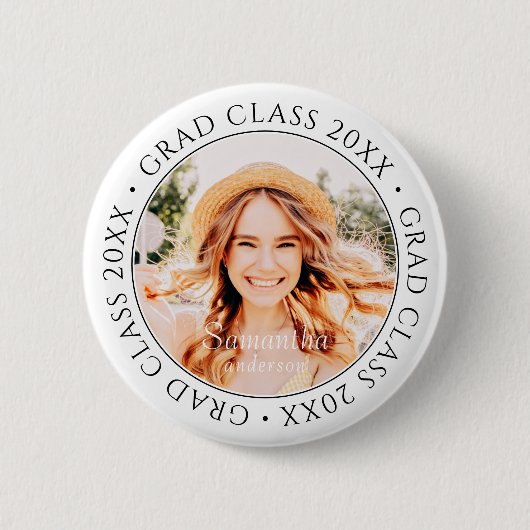 Grad-Klasse des 20XX Modernes, benutzerdefiniertes Button (Vorderseite)