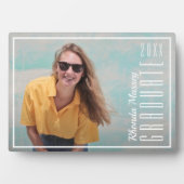 Grad Klasse des Fotos Easel Plaque Fotoplatte (Vorderseite)