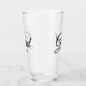 Grad-Klasse des schwarzen benutzerdefinierten Skri Glas (Links)