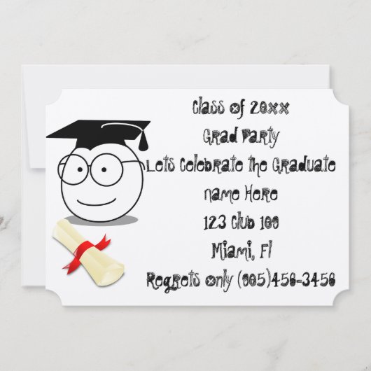 Grad-Klasse Extravagant Personalize Name Destiny P Einladung (Vorderseite)