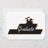 Grad-Klasse Extravagant Personalize Name Destiny P Einladung (Rückseite)