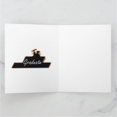 Grad-Klasse Extravagant Personalize Name Floral Da Karte (Innenseite)