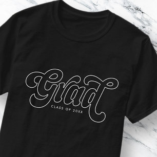 Grad-Klasse von 20XX Retro Vintag Simple T-Shirt
