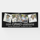 GRAD-Lulationen 4 Foto Collage Graduate Banner (Horizontal)