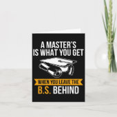 Grad Mba Masters Degree Abschluss Karte (Vorderseite)