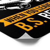 Grad Mba Masters Degree Abschluss Poster (Ecke)