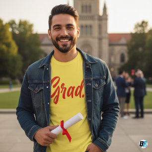 Grad Moderner Abschluss Personalisiert T-Shirt