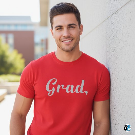 Grad Moderner Abschluss Personalisiert T-Shirt