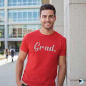Grad Moderner Abschluss Personalisiert T-Shirt