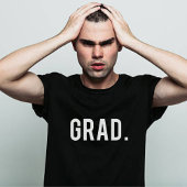 Grad Moderner Abschluss Personalisiert T-Shirt