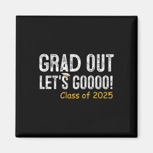 Grad nach Cl von 2025 Senior Abschluss Gifts Gradu Magnet