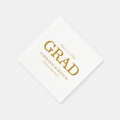 Grad-Name-Klasse des Abschlusses Serviette (Ecke)