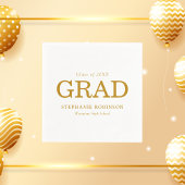 Grad-Name-Klasse des Abschlusses Serviette