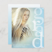 GRAD Overlay Budget Blue Abschluss Ankündigung (Vorne/Hinten)