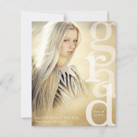 GRAD Overlay Budget Gold Abschluss Ankündigung (Vorderseite)