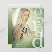 GRAD Overlay Budget Grüne Abschluss Ankündigung (Vorne/Hinten)