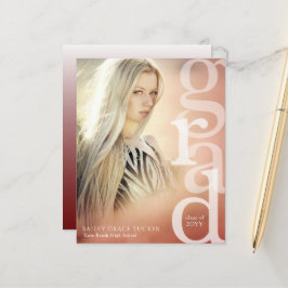 GRAD Overlay Budget Roter Abschluss Ankündigung