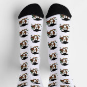 Grad Owl Diploma Abschluss Socken (Oben)