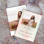 Grad Party 2025 Elegant Trendy Einladung