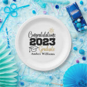 Grad Party Decor Class of 2023 Personalize Pappteller (Party)