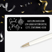 Grad Party Disco Ball Return Address