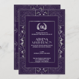 Grad Party Einladung - Klassischer Gatsby Style