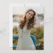 Grad Party Invite Einladung (Vorderseite)