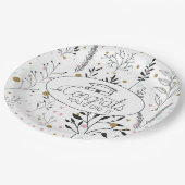 Grad Party Magic: Feiern Sie mit Jedem Sip & Bite! Pappteller (Schrägansicht)