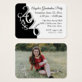 Grad Party Mini Pocket Photo Insert Card 2026 (Vorne & Hinten)