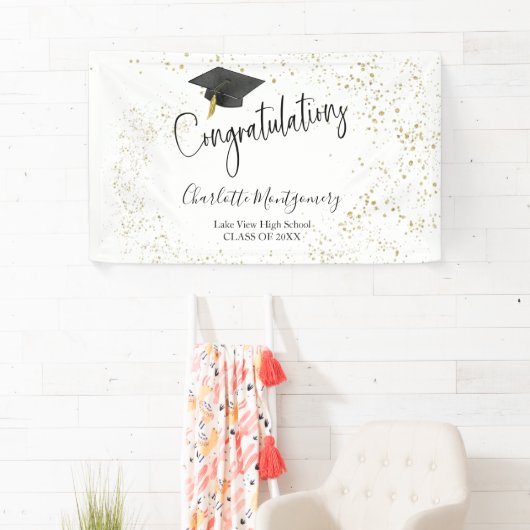 Grad Party Moderner Splash Glitzer Banner (Insitu)