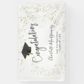 Grad Party Moderner Splash Glitzer Banner (Vertikal)