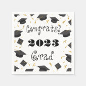 Grad Party Paper Napkins Serviette (Vorderseite)