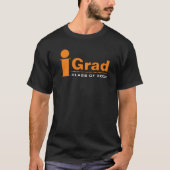 Grad. Personalisierter Abschluss T-Shirt (Vorderseite)